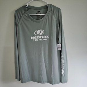 New Staghorn Mossy Oak Long Sleeve Fishing Tee-XL